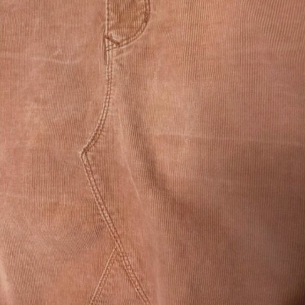Dear John Corduroy Mini Skirt Size 29 Distressed Raw Hem Stretch Y2K Boho - Picture 4 of 9